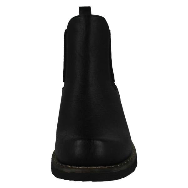 Spot On Ladies Spot On Chunky Low Heel Ankle Boots F51020