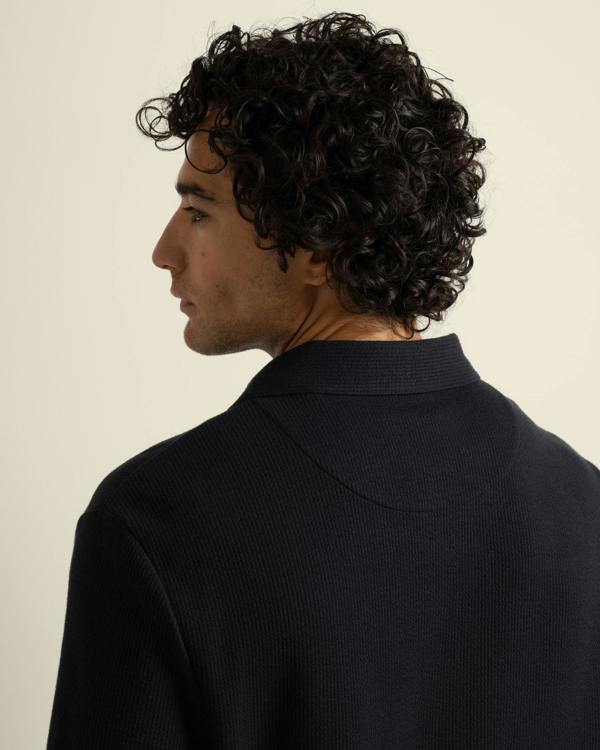 Larsson & Co Sommer - Wavy Rib Polo Shirt