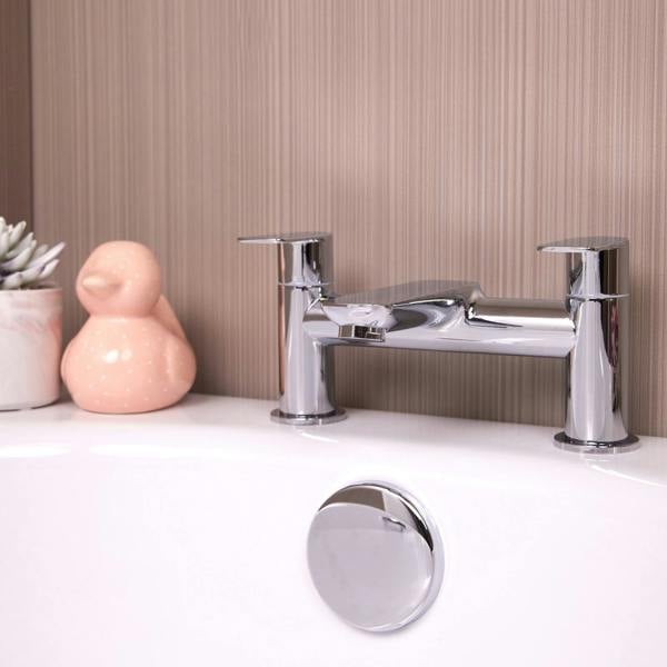 Flode Halleberg Bath Filler - Polished Chrome Finish