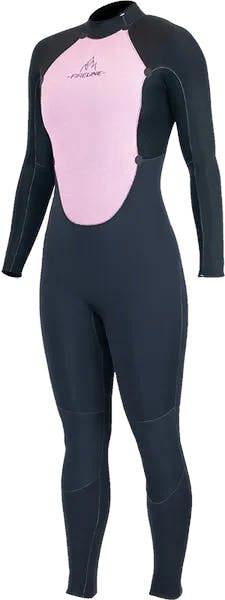 Alder Stealth Women's 5/4mm Back Zip Black Wetsuit