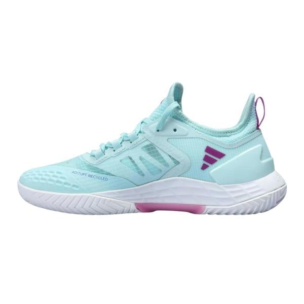 Adidas Womens/Ladies Adizero Ubersonic 4.1 Tennis Shoes - Cobalt/Purple - 