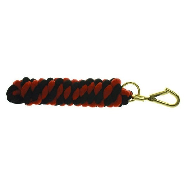 Hy Two Tone Twisted Lead Rope - Red/Black