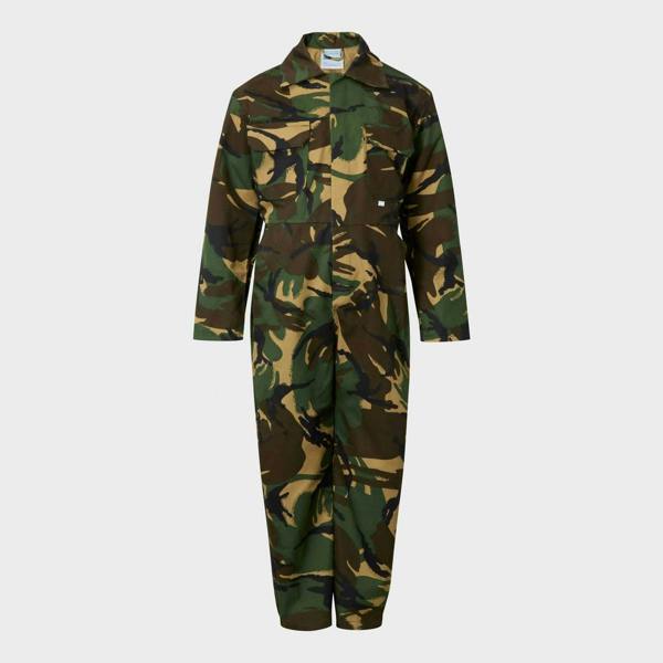 Castle Clothing childrens camouflage boiler suit ideal for country dressing or hide and seek