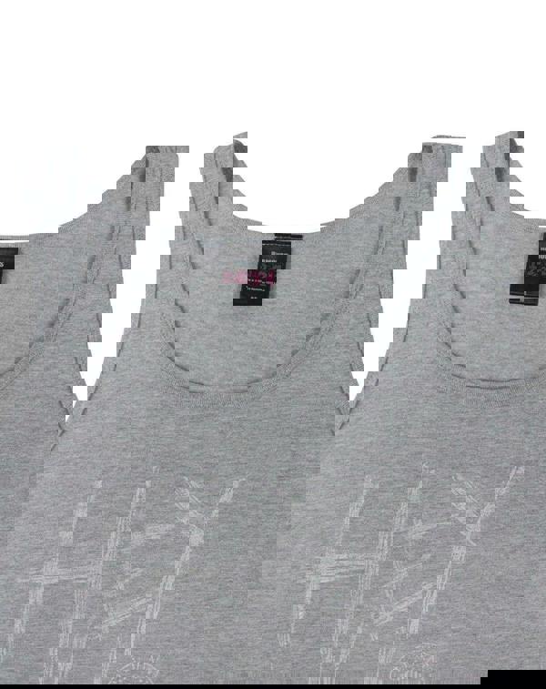 Ramones Womens Grey Text Print Vest