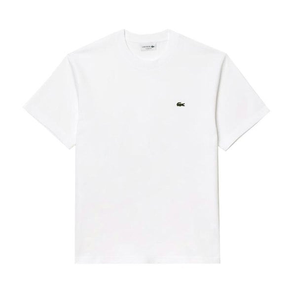 Lacoste Classic Fit Cotton T-Shirt White-M-SPIRALSEVEN DESIGNER MENSWEAR UK