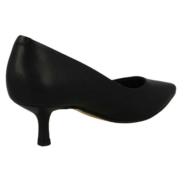 Clarks Ladies Clarks Kitten Heeled Pointed Toe Court Shoes Violet55 Court