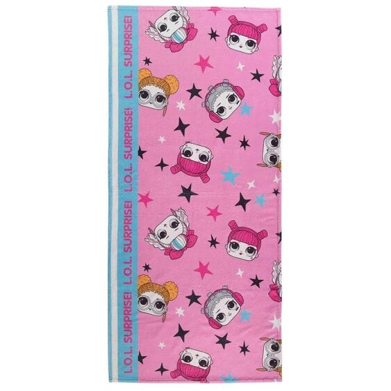 LOL Surprise L.O.L. Surprise! Girls Beach Bath Towel 70 x 140 cm Pink