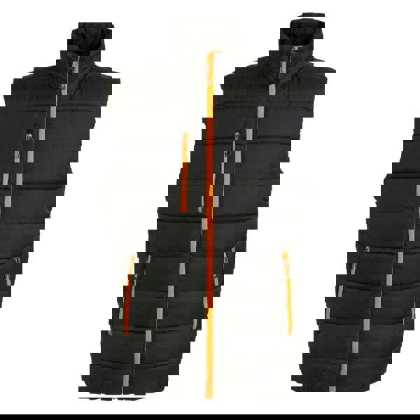 Regatta Professional Mens Thermal Body Warmer - Black/Orange Pop