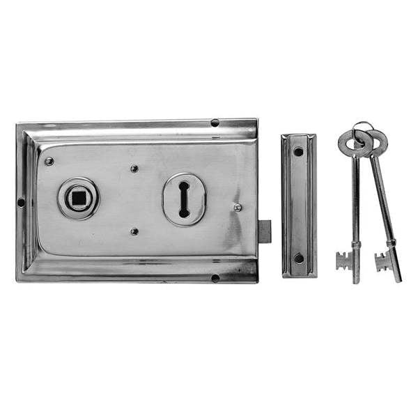 Yale Locks P334 Rim Lock 156 X 104mm - Brass - 