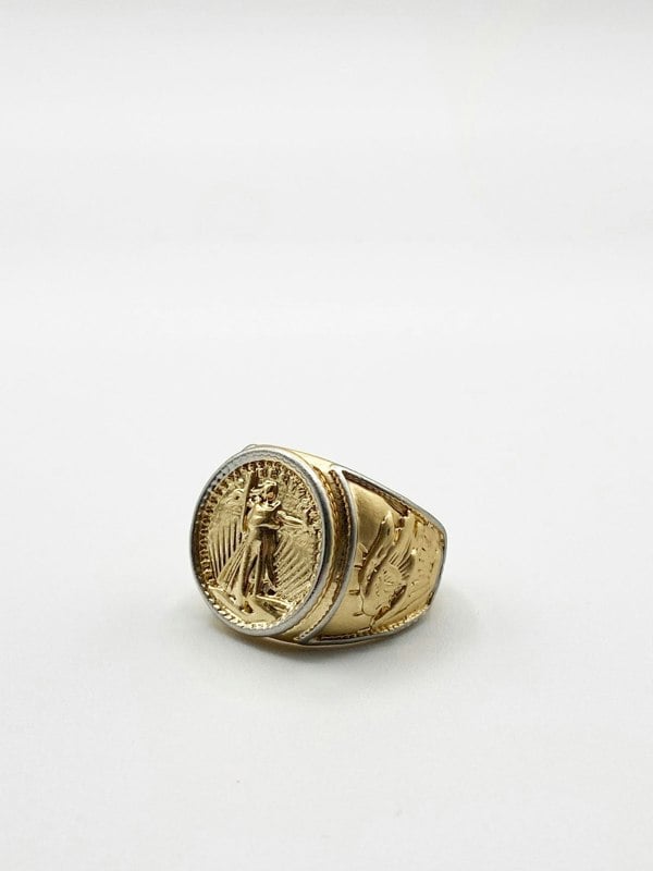 SVNX Imprinted Chunky Ring