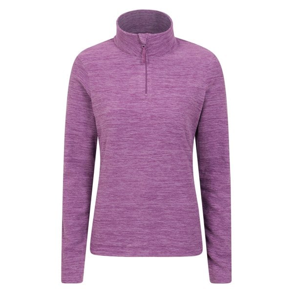 Mountain Warehouse Womens/Ladies Snowdon Melange Fleece Top - Dusky Wine