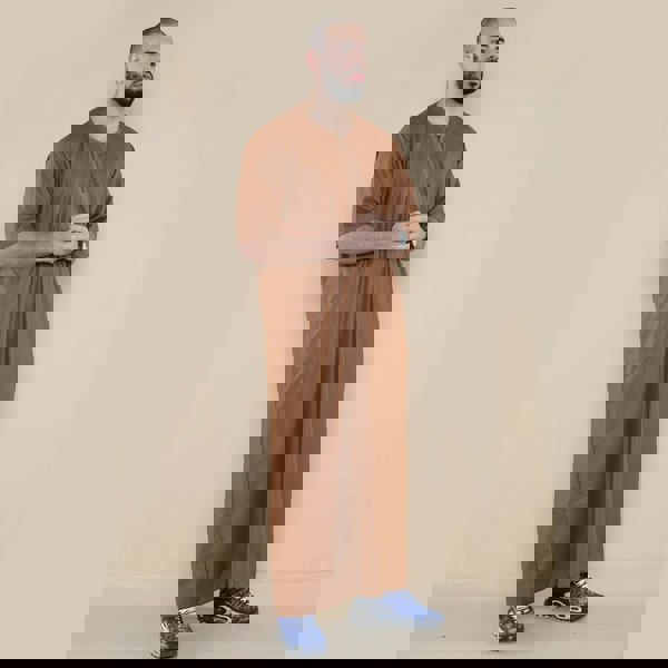 107_thobe_Brown_L - 56, 107_thobe_Brown_M - 54, 107_thobe_Brown_S - 52, 107_thobe_Brown_XL - 58, 107_thobe_Brown_XXL - 60