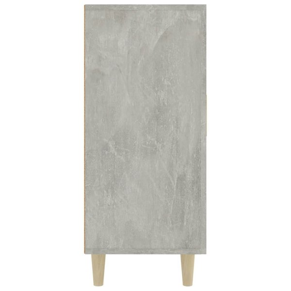Berkfield Sideboard Concrete Grey 90x34x80 cm Engineered Wood