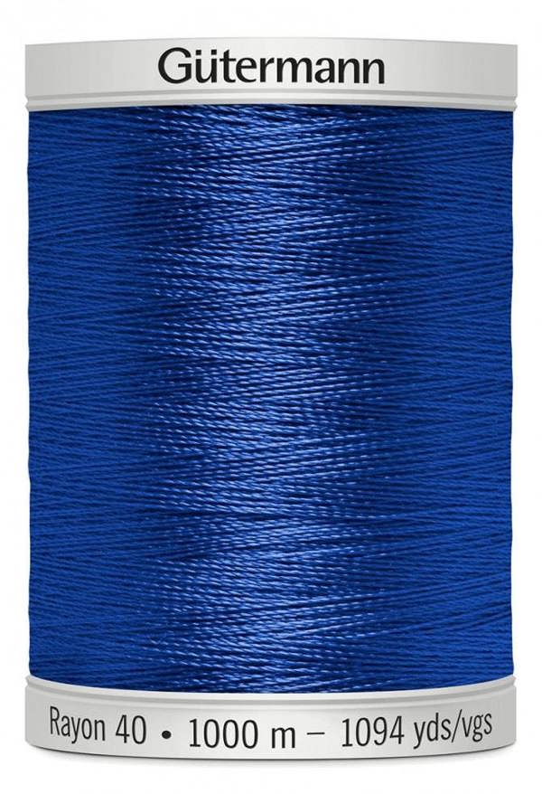 Gutermann No 40 Sulky Rayon Embroidery Thread 1000m Rayon Thread Suitable For Embroidery