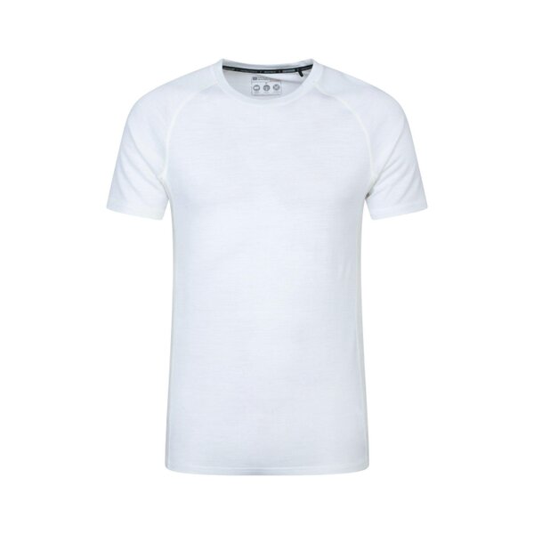 Mountain Warehouse Mens Summit II Base Layer Top - White