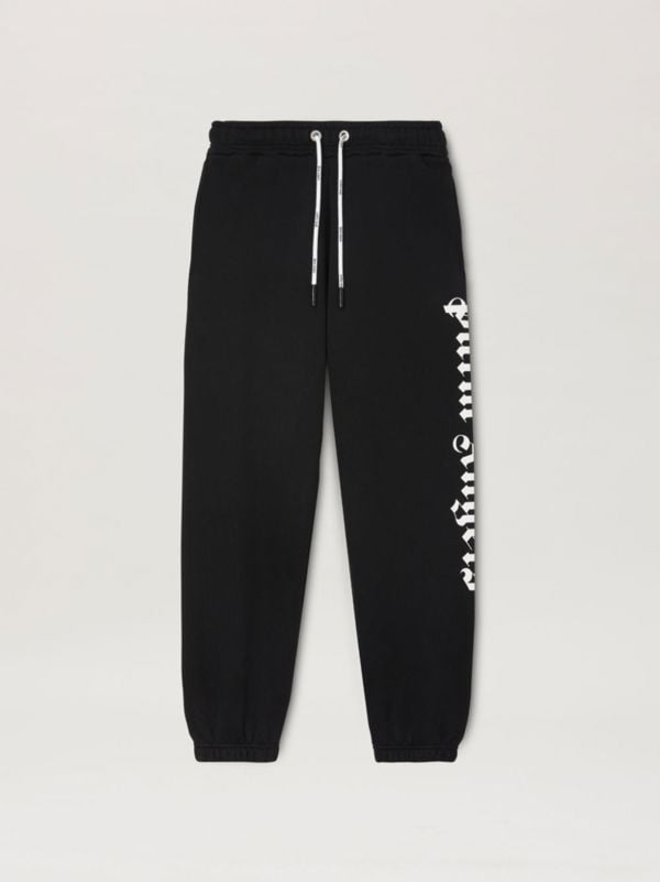 Palm Angels Branded Logo Joggers - Black