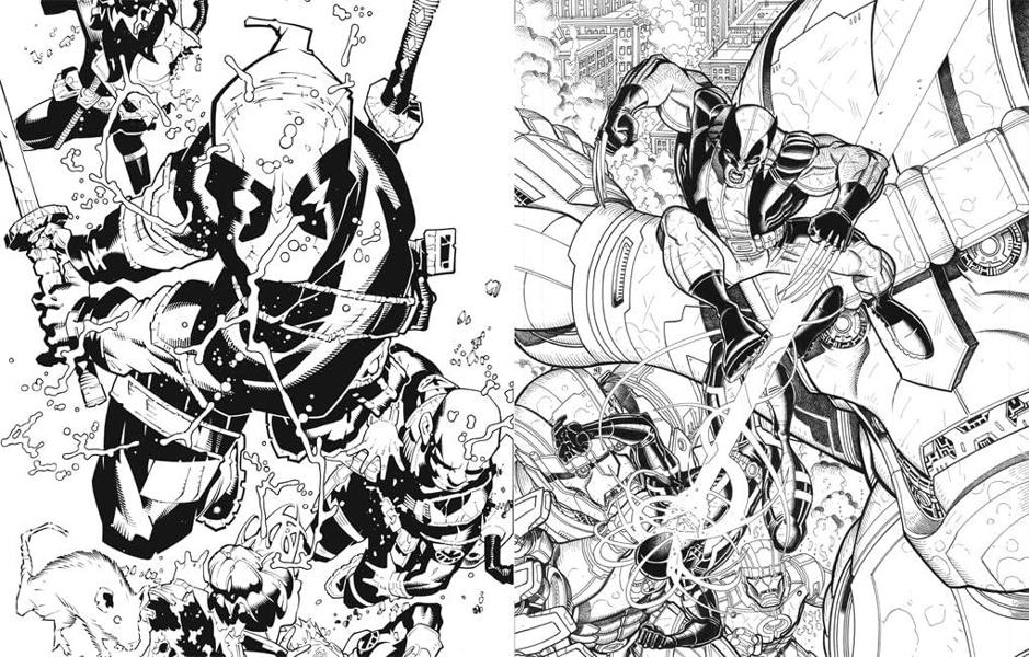 Marvel's Deadpool: The Official Colouring Book