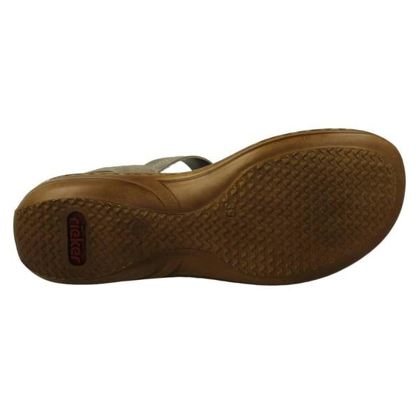 Rieker Ladies Rieker Buckle Detailed Sandals 608Z3