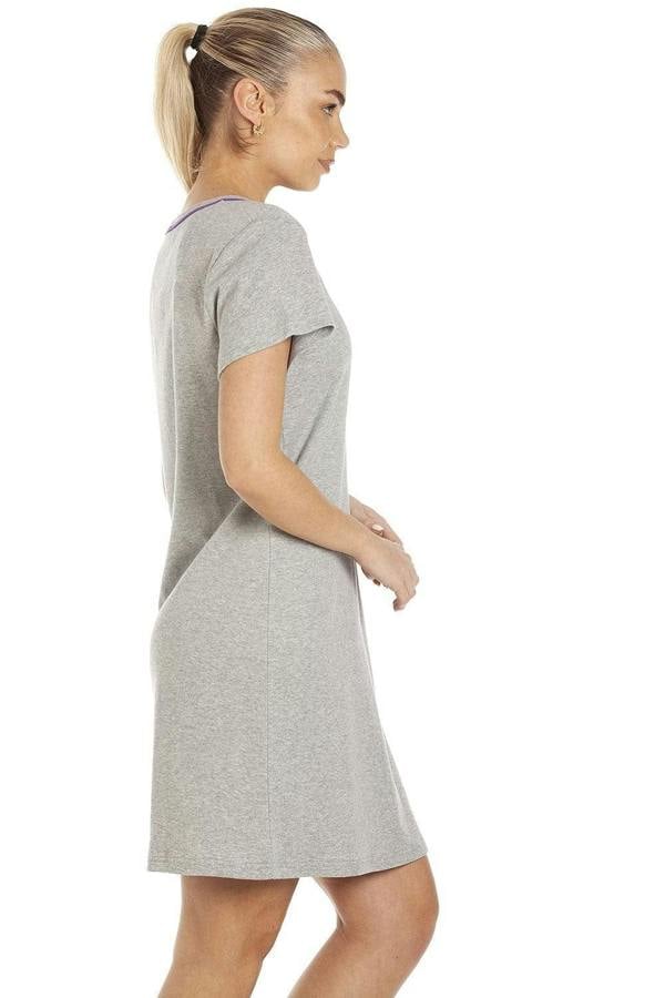 Womens Short Sleeve Pug & Cat Nightdresses