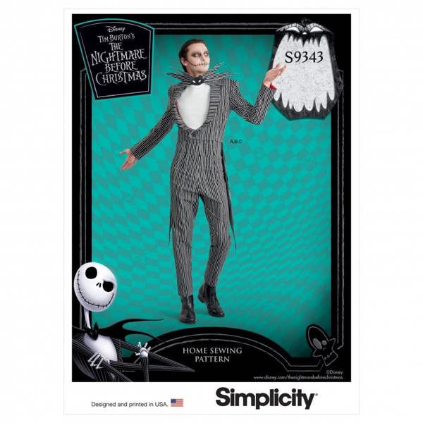 Simplicity Sewing Pattern 9343, Costumes for Men, AA (34-36-38-40-42) - Easy
