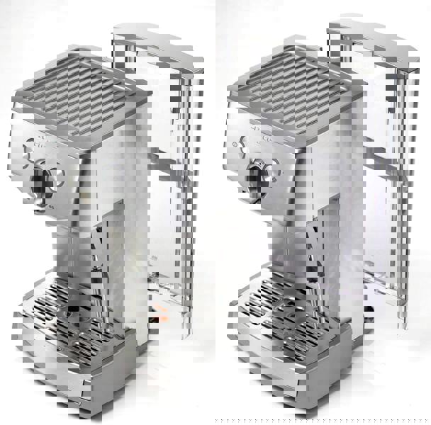 Ariete 1324 Metal Espresso 1.5L 1000W Coffee Machine for Powder or Pods without Grinder