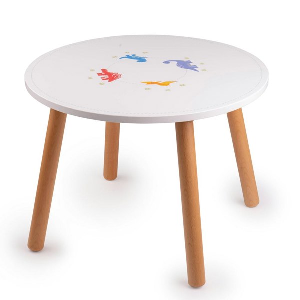 Tidlo Wooden Dinosaur Table, A Charming Addition To Any Bedroom Or Playroom