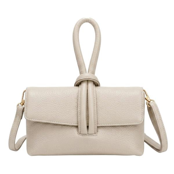Kitise Knotted Loop Top Handle Mini Crossbody Shoulder Handbag