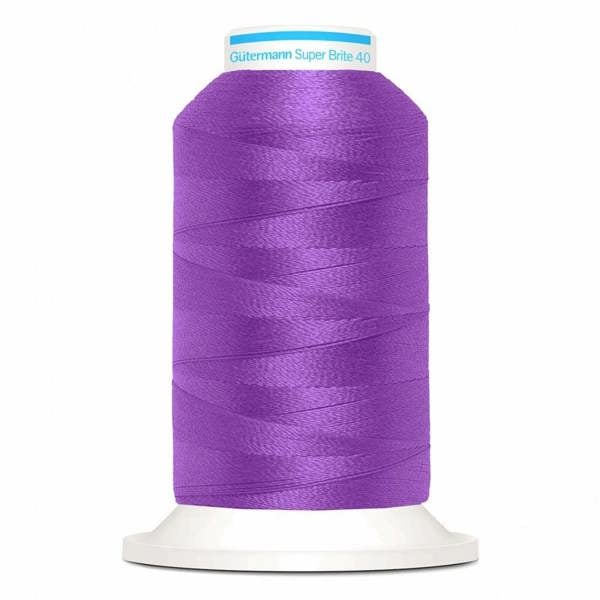 Gutermann Super Brite Polyester 40 Embroidery Thread 1000m Polyester Thread Suitable For Embroidery