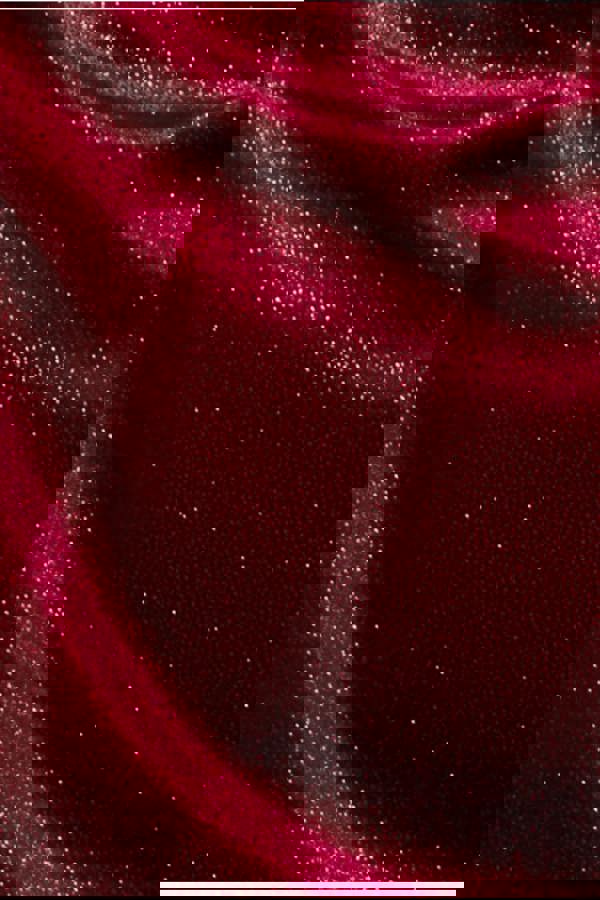 Glitter Velvet Cowl Neck Sheath Midi Dress - Wine DR4691