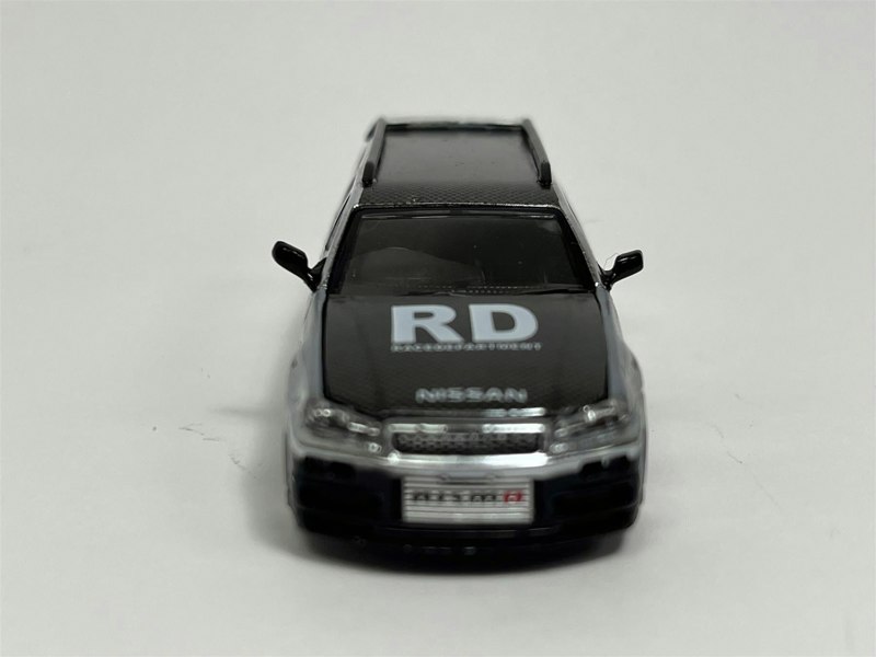 Pop Race Nissan Stagea Chrome Silver 1:64 Scale Pop Race PR640056