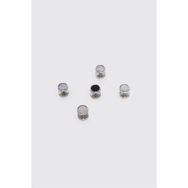 Limehaus Mother Of Pearl & Onyx Reversible Dress Studs