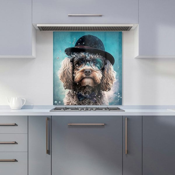 Warren Reed - Designer Cockapoo Dog Splashart Kitchen Splashback