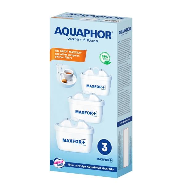 AQUAPHOR MAXFOR+ 200 Litre Water Filter Cartridges – 3 pack