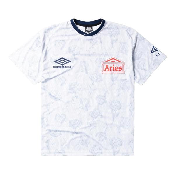 Umbro Mens Roses Aries Football Jersey - White - 