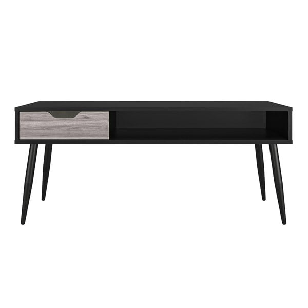 Dorel Home Copley Coffee Table in Black Oak