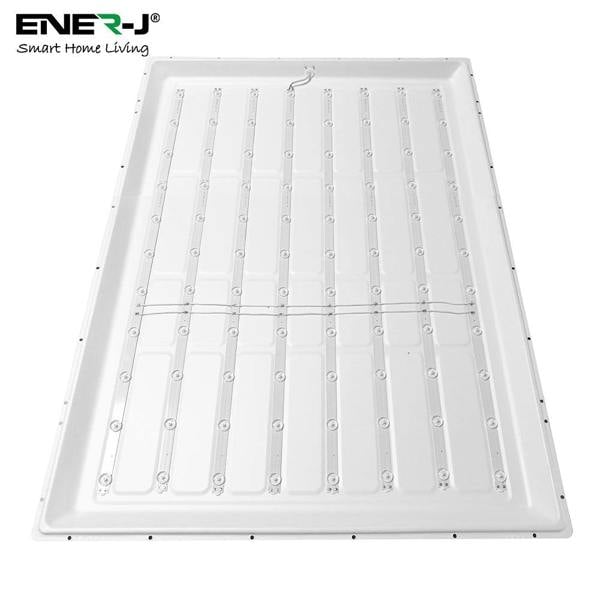 ENER-J Pack of 2 CCT Switchable 60W LED Panel Light, Size 1195x595 mm