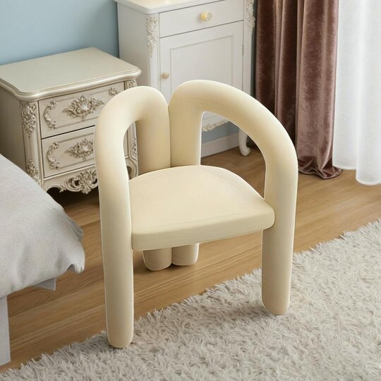 Havendro Modern makeup chair, shoe-changing stool, minimalist bedroom dressing stool