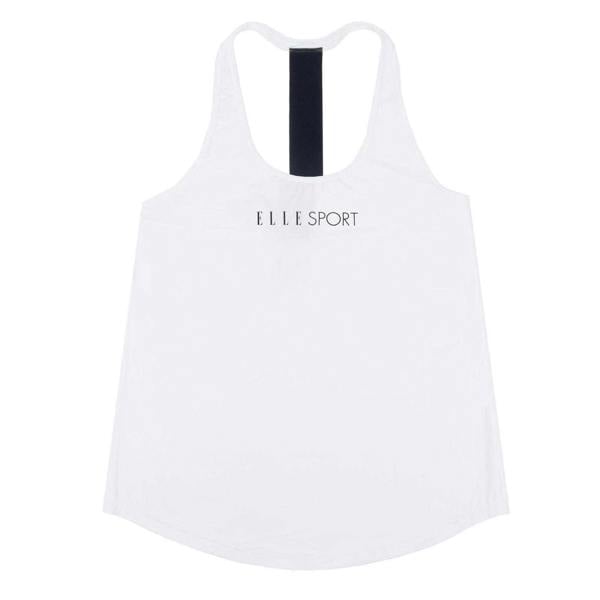 Elle Womens/Ladies Signature Polyester Vest Top - White - 