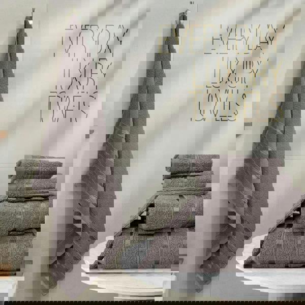 Smart Living Boston 8 PCS Towel Bale Set - Grey