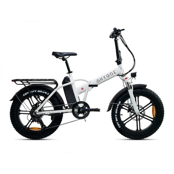 Hygge Bikes Vester 2026 - Folding Fat Tyre E-Bike 48V 14Ah - Heron White