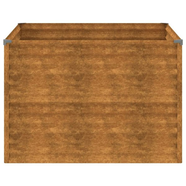 Berkfield Garden Raised Bed 100x100x69 cm Corten Steel