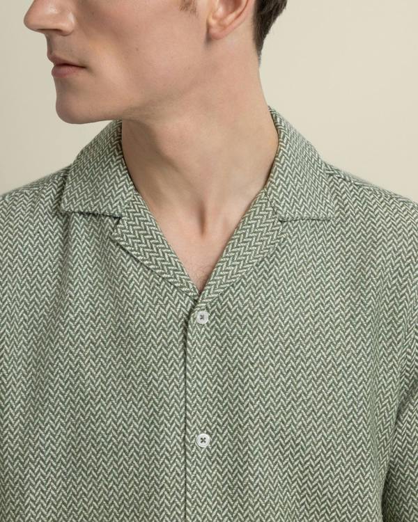 Larsson & Co Wray - Chevron Short Sleeve Shirt