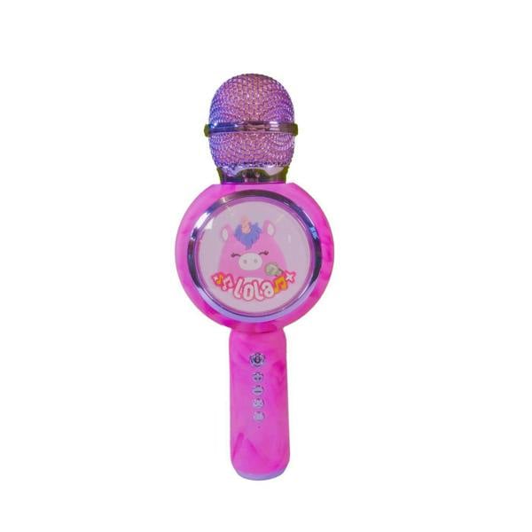 Lazerbuilt Squishmallows Lola the Unicorn Karaoke Microphone