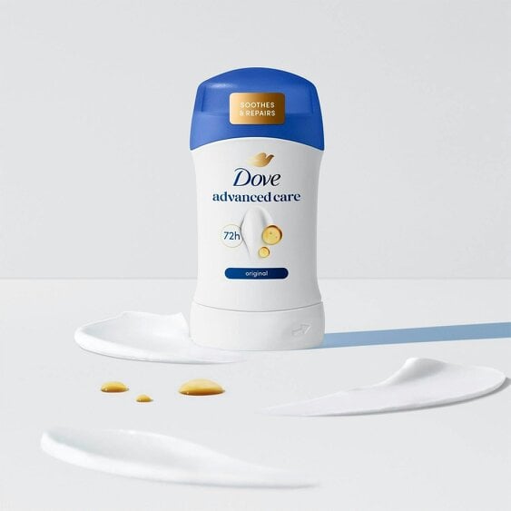 Dove Original Anti-Perspirant Deo Stick 50ml 12 Pack, 72H Sweat Protection