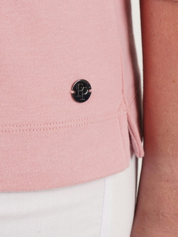 PennyPlain Henley Polo Top - Dusk