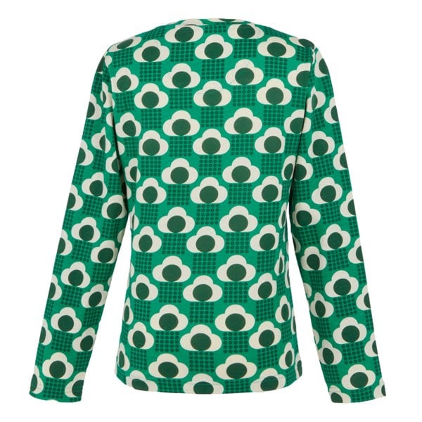 Regatta Womens/Ladies Orla Kiely Rain Cloud Long-Sleeved Winter T-Shirt - Emerald