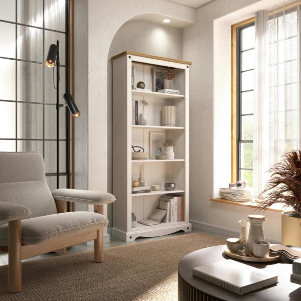 Core Products Corona Tall 5-Shelf Bookcase