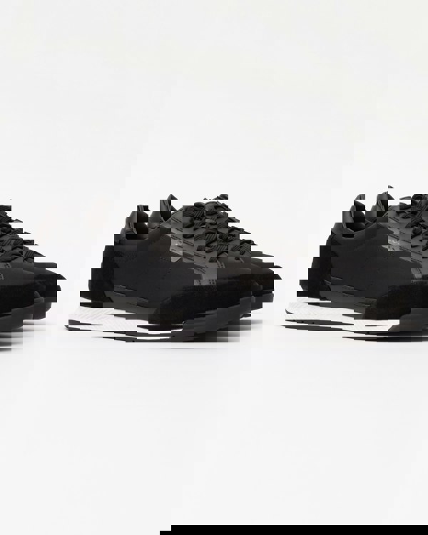 BOSS Orange Nitan Mens Low-top trainers with suede and faux leather - Black 001