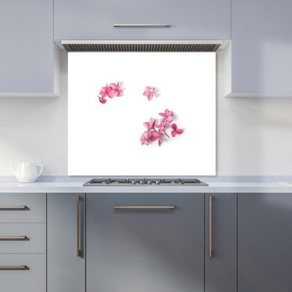 Warren Reed - Designer Pink Frangipani Flowers Kitchen Splashback