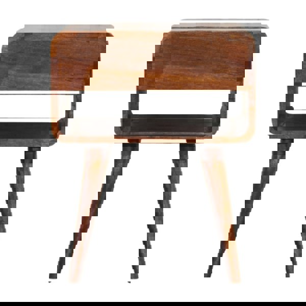 Artisan Furniture Avora Chestnut Nightstand with Drawer and open slot